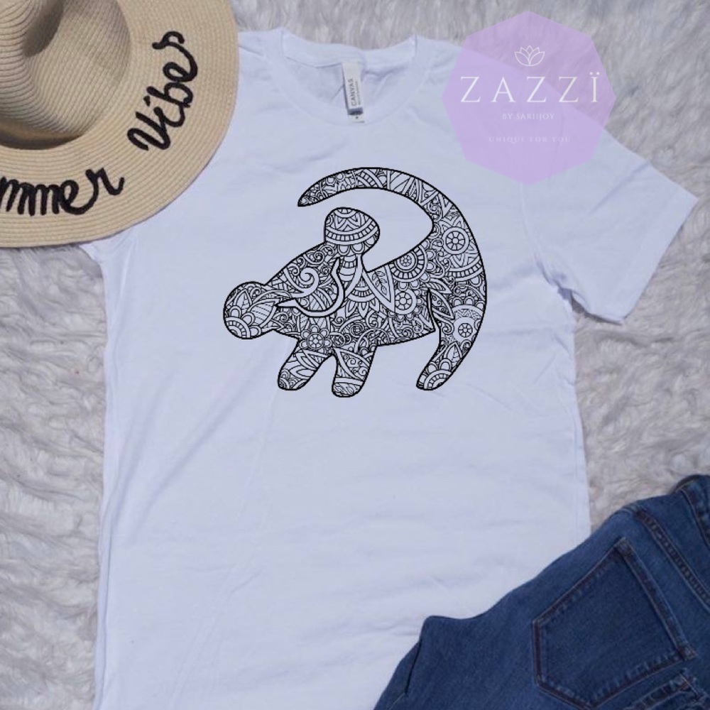 “Little Lion Mandala” Shirt
